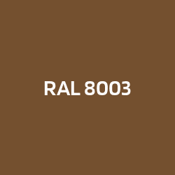RAL 8003 Clay brown
